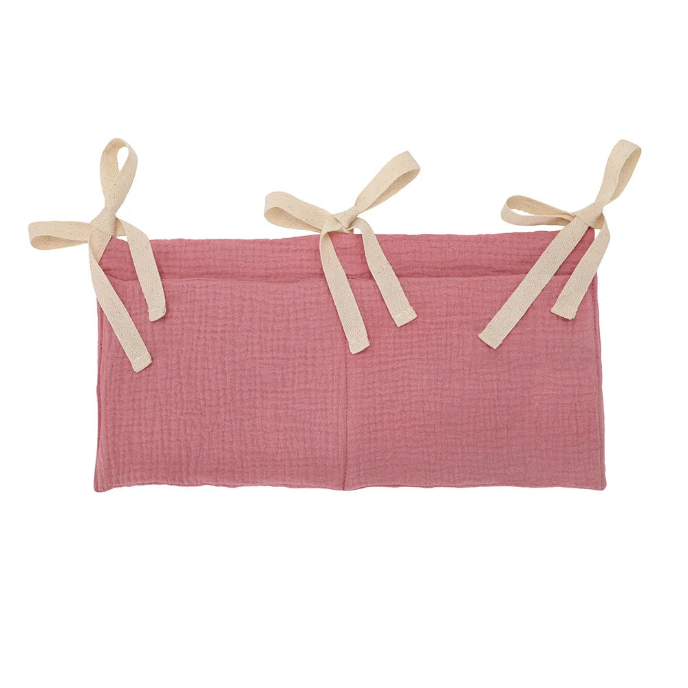 Baby Crib Organizer with 2 Storage Pockets