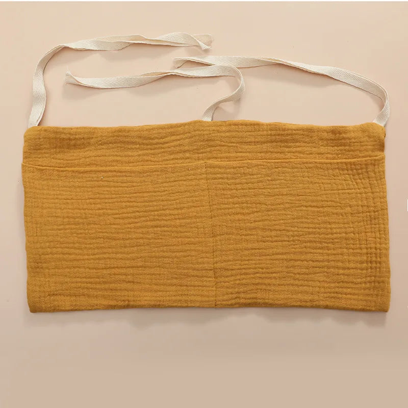 Baby Crib Organizer with 2 Storage Pockets