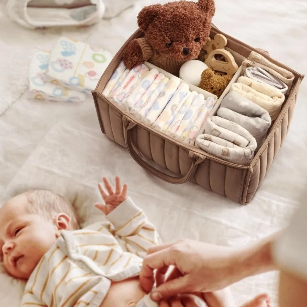 Large Capacity Baby Diaper Organizer Bag