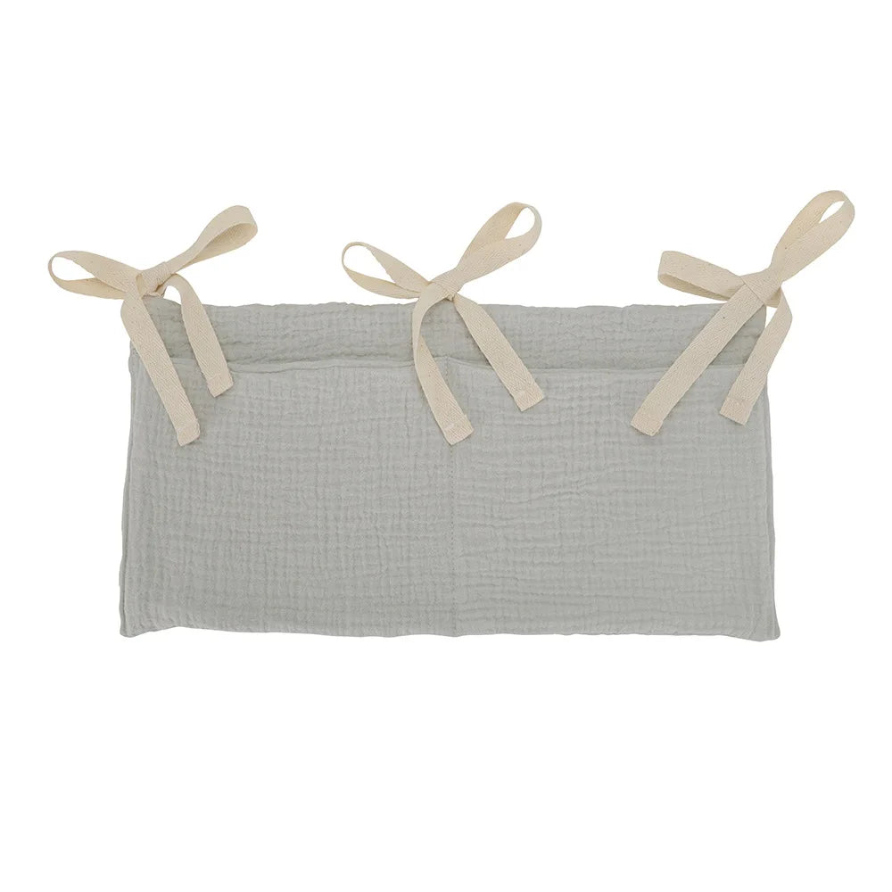 Baby Crib Organizer with 2 Storage Pockets