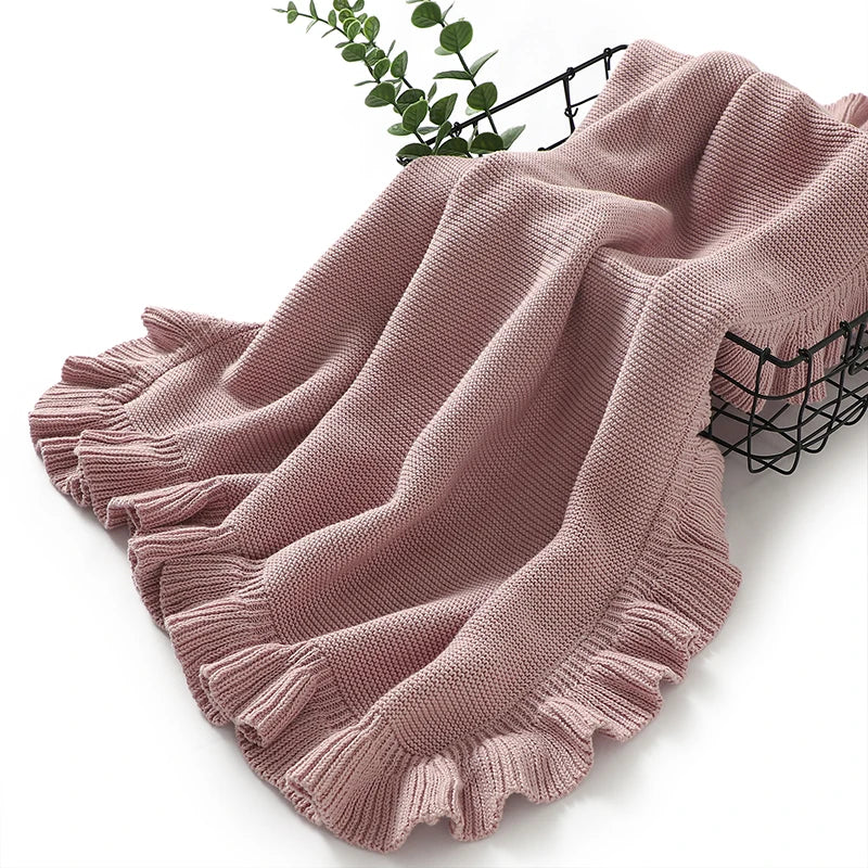 Dual-Use Knit Baby Blanket