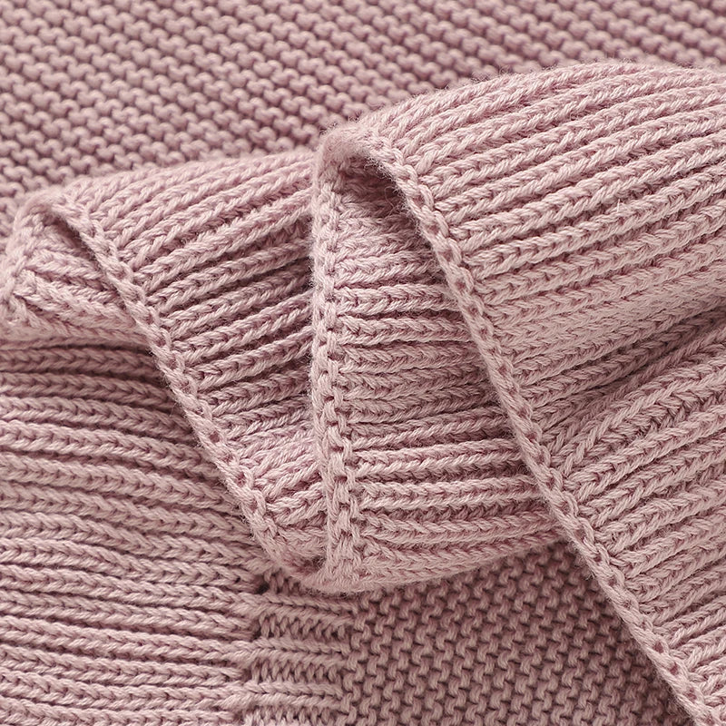 Dual-Use Knit Baby Blanket