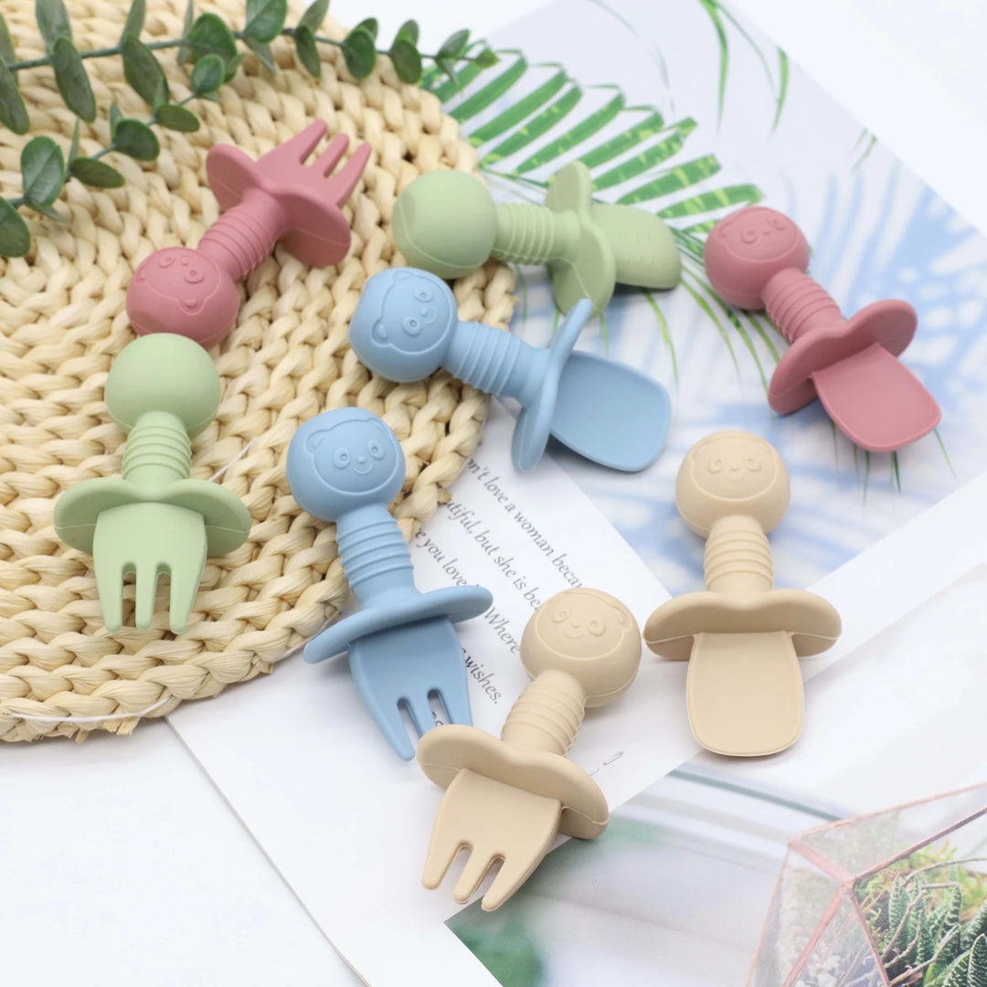 Little Bear Baby Spoon & Fork Set