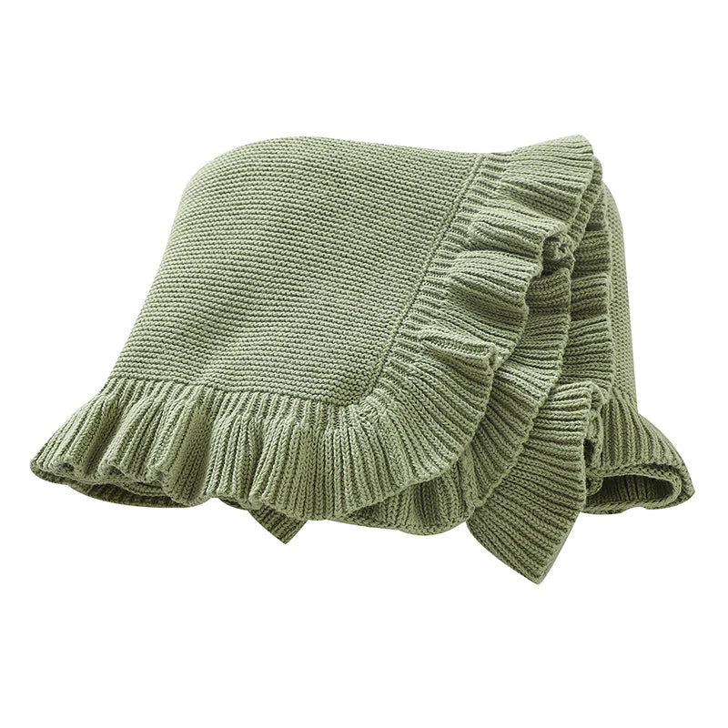 Dual-Use Knit Baby Blanket