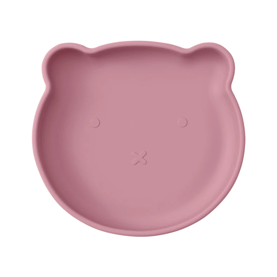 Bear-Shaped Silicone Baby Suction Plate
