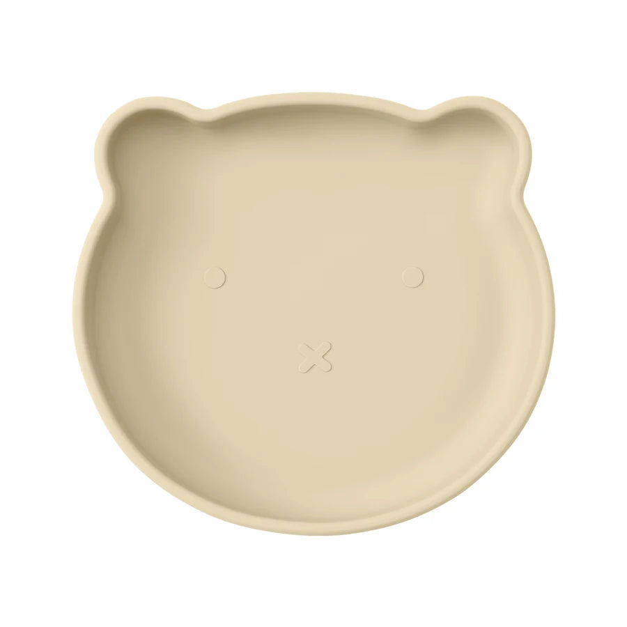 Bear-Shaped Silicone Baby Suction Plate